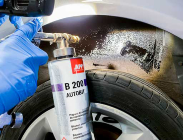 APP B200 UBS Autobit Bitumen Unterbodenschutz Saugdose 1 Liter